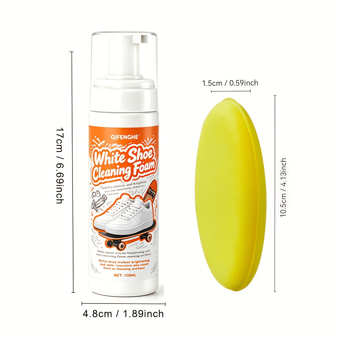 Portable No Rinse White Shoe C - Sneaker Care Foam review and price