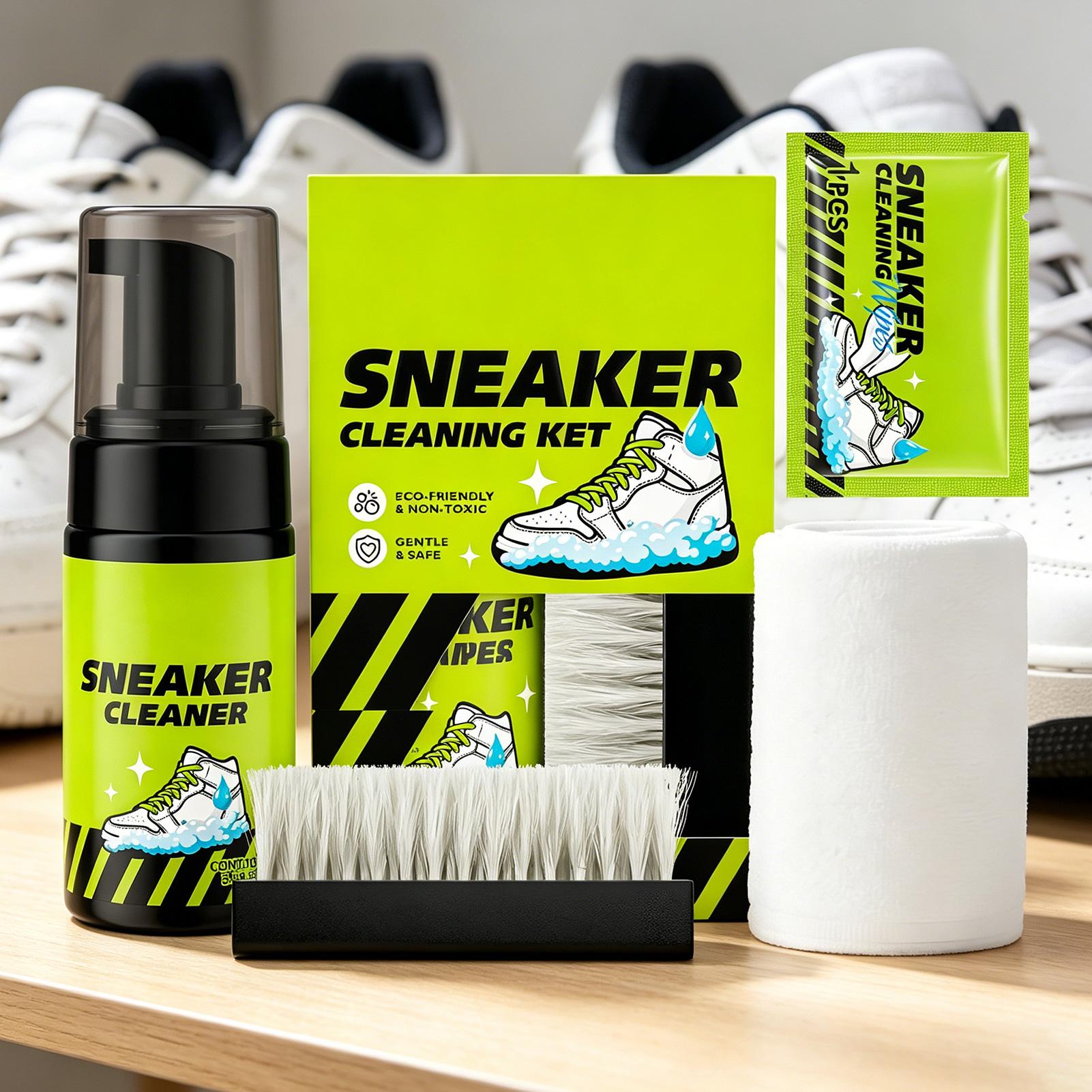 Sneaker Cleaner 4 Pieces 100ml - Sneaker Care Foam review and price