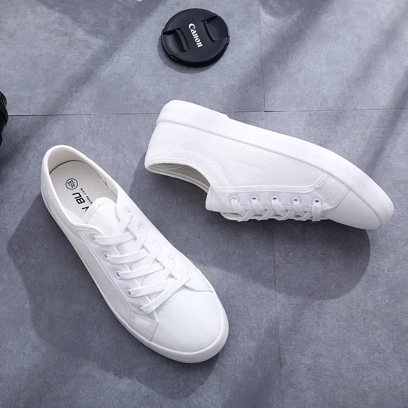 White Couple Canvas Shoes Summ - White Sneaker Care Kit review and price