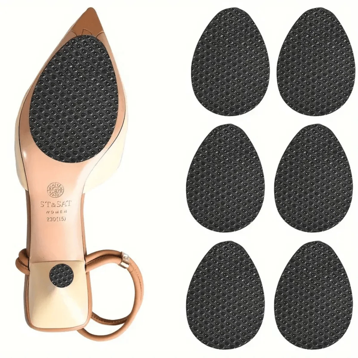 Anti-Slip Rubber Shoe Pads 1-3 - Sneaker Shoe Care Kit review and price