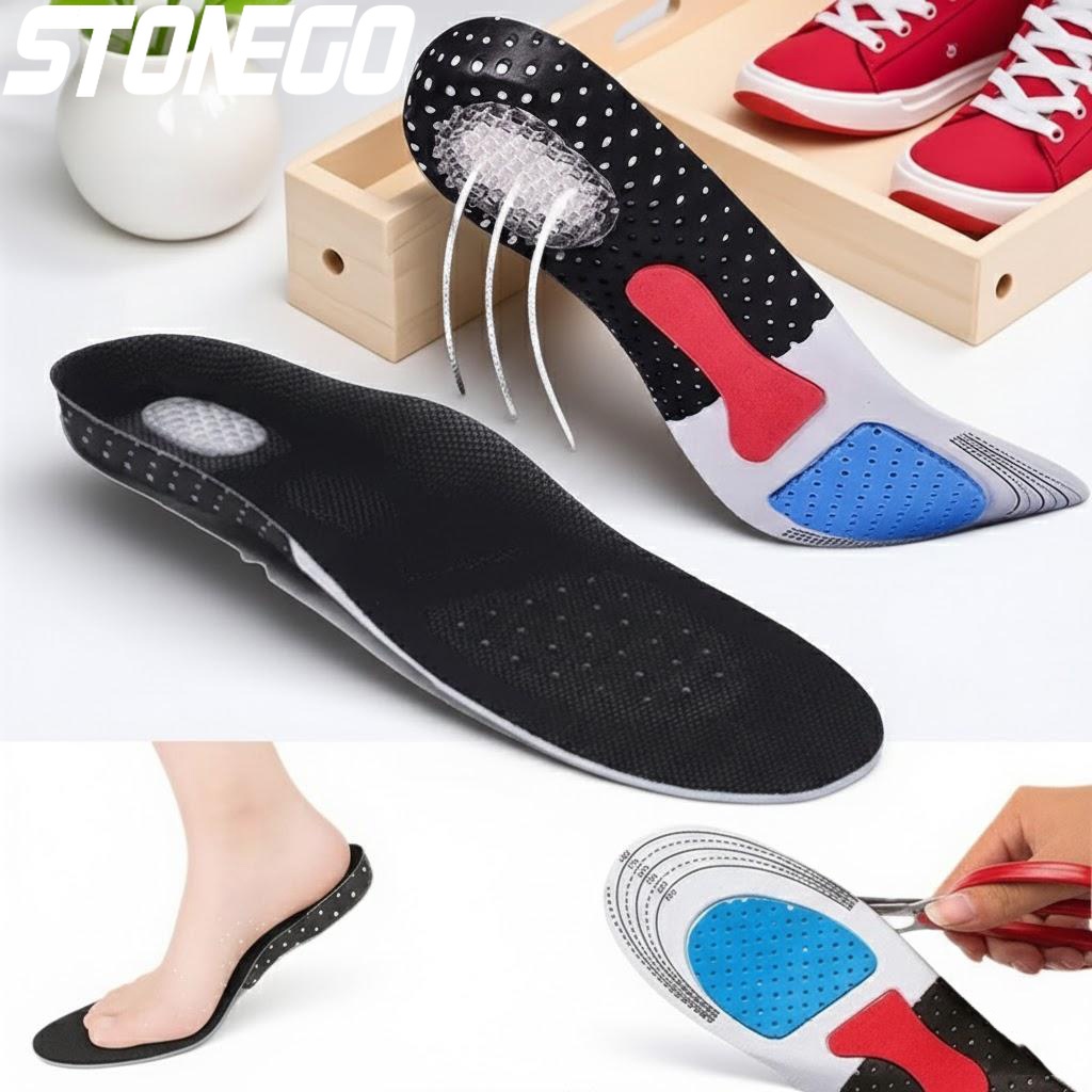 Adjustable Gel Insoles for Men - Shoe Polish Cream review and price