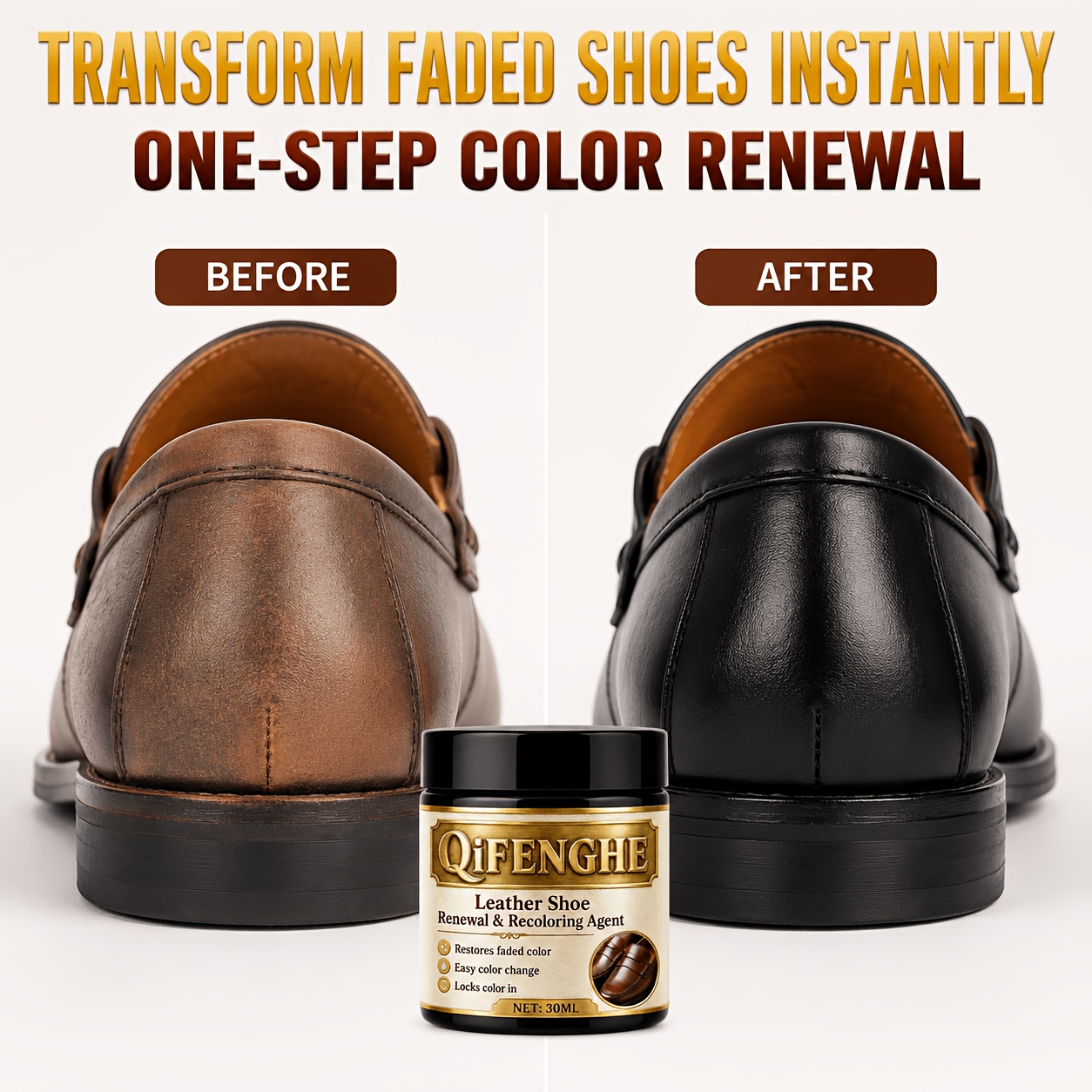 Leather Shoe Renewal Recolorin - Shoe Polish Cream review and price