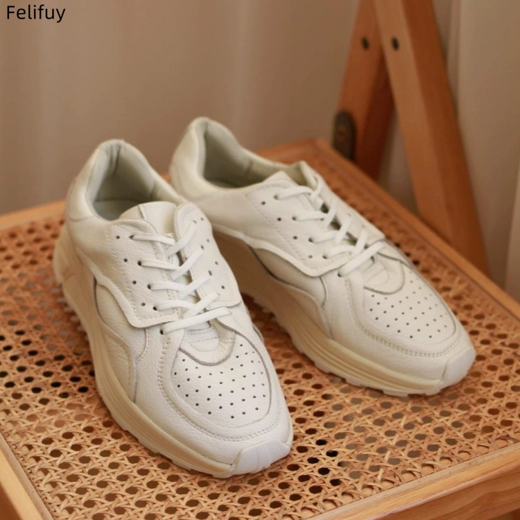 Round-toe Lace-up Casual White - White Sneaker Care Kit review and price