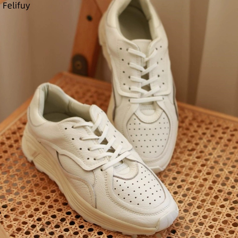 Round-toe Lace-up Casual White - White Sneaker Care Kit review and price