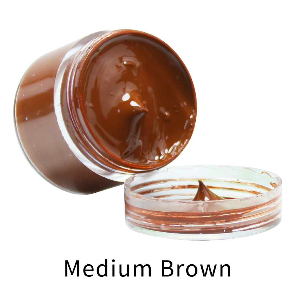 Medium Brown Leather Dye Paint - Shoe Polish Cream review and price
