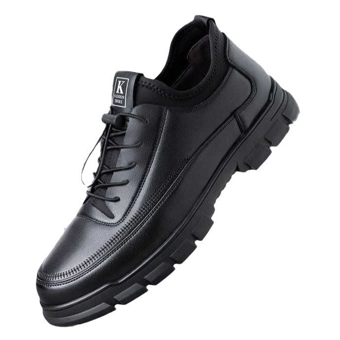 Men's Black Faux Leather Warm  - Sneaker Career review and price
