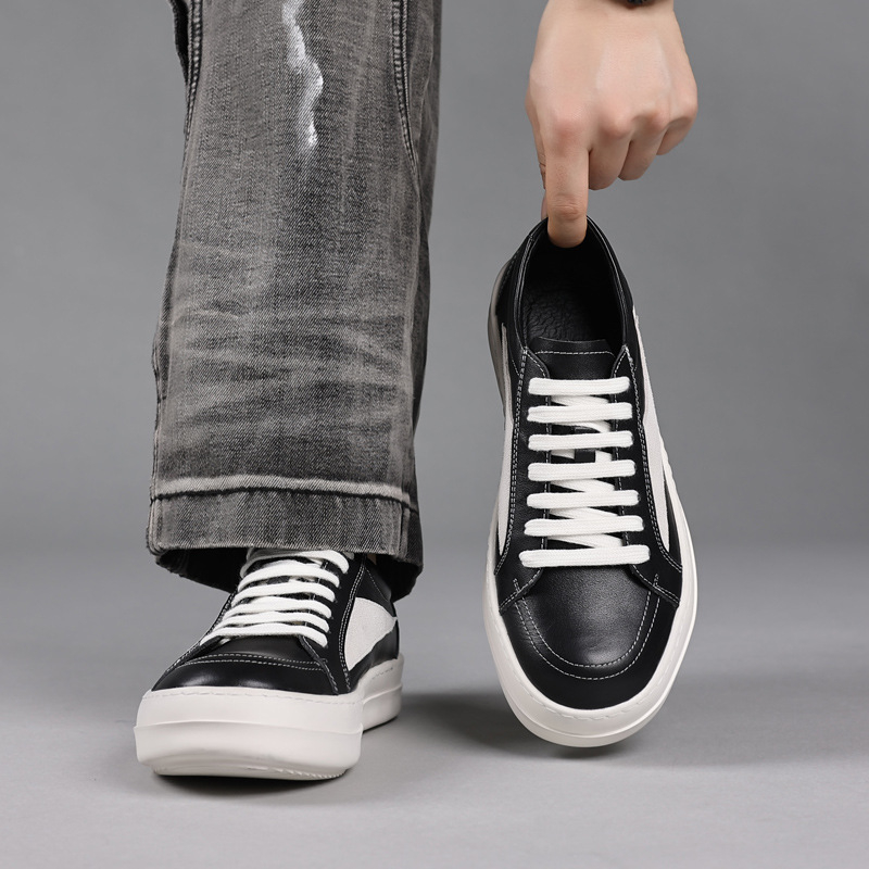 Mens Black Genuine Leather Pla - White Sneaker Care Kit review and price