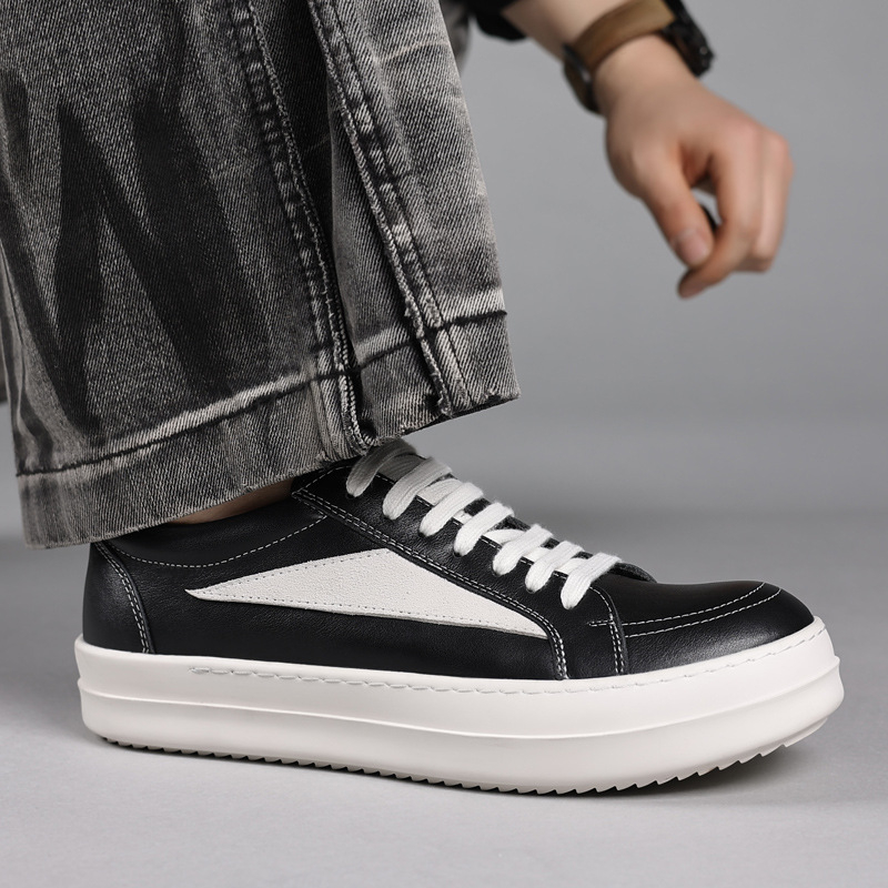 Mens Black Genuine Leather Pla - White Sneaker Care Kit review and price
